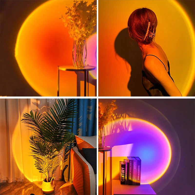 Sunset Lamp Rainbow Projector