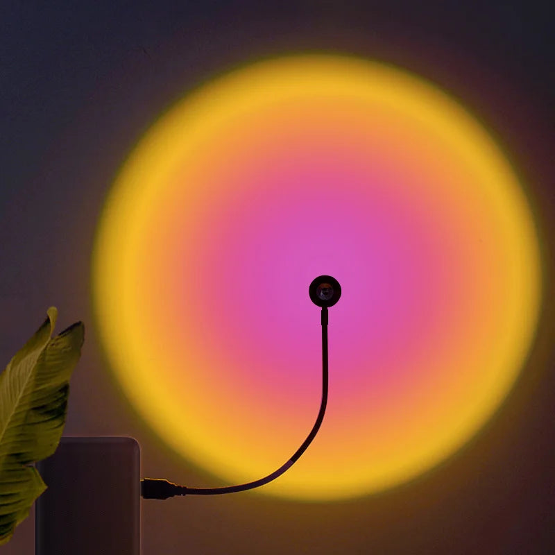 Sunset Lamp Rainbow Projector