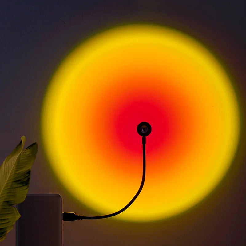 Sunset Lamp Rainbow Projector